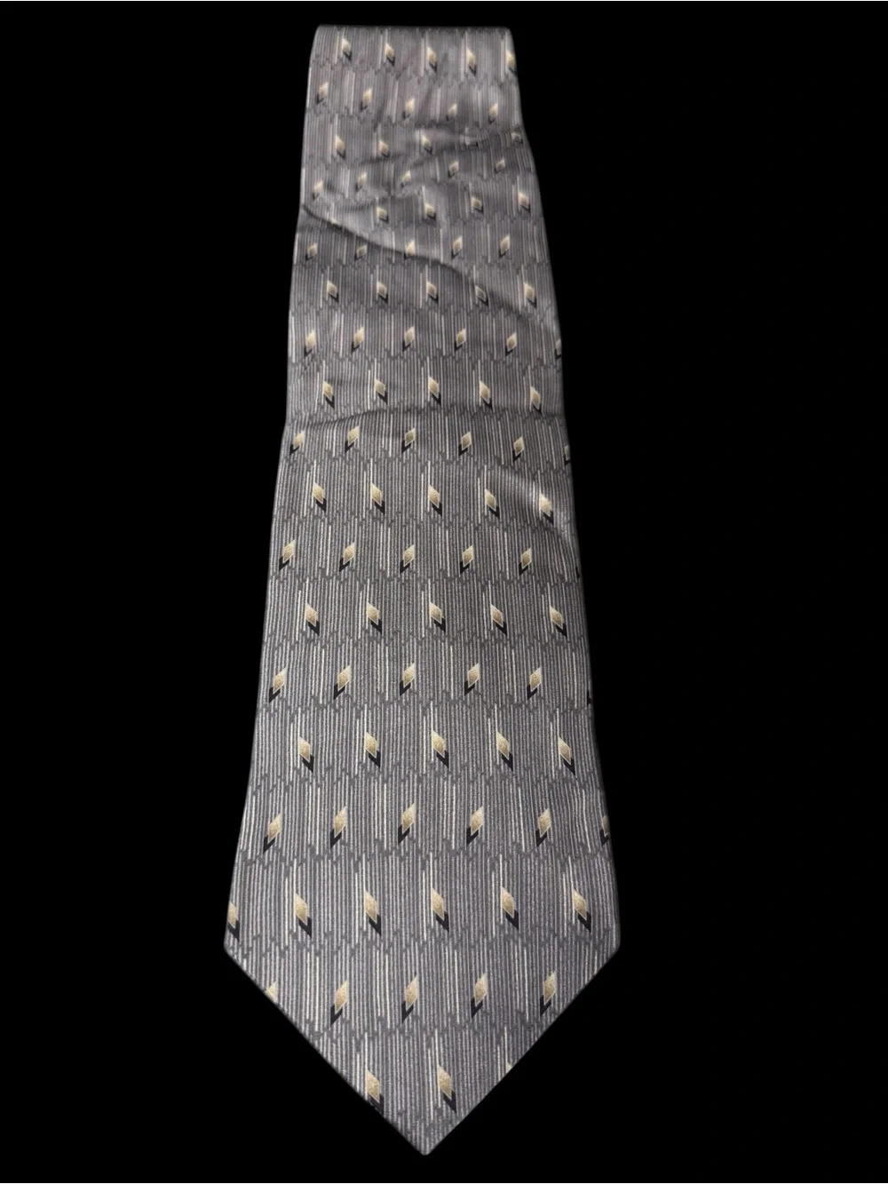 Murano men’s 100% silk necktie gray suit tie party office business wedding $60